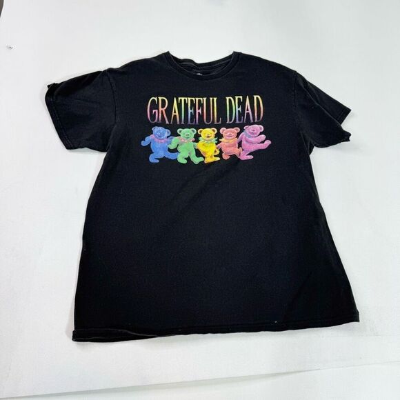 Grateful Dead Tee Shirt Medium Dancing Bears Psychedelic Rock Jam Band Unisex - Picture 1 of 6